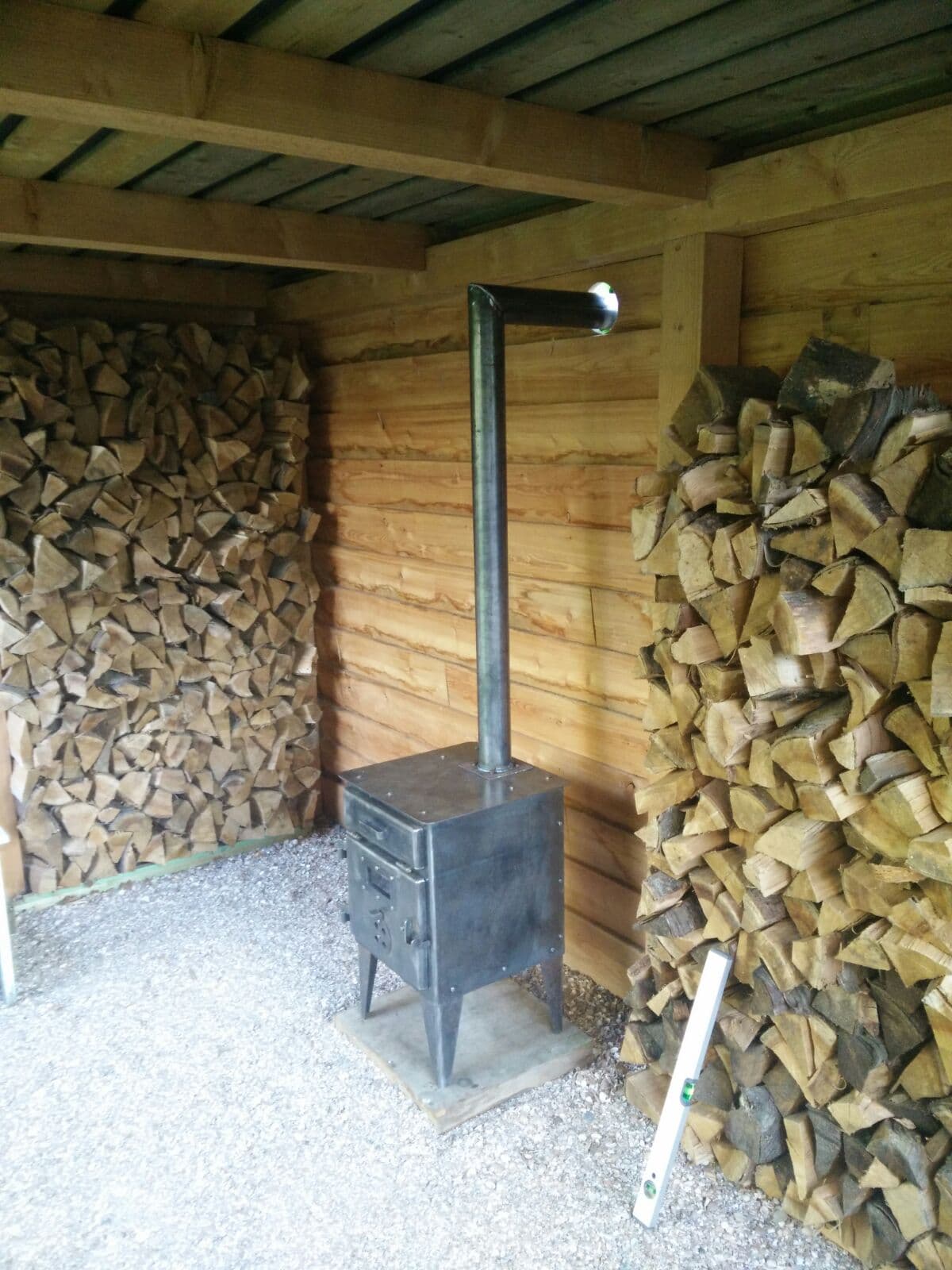 Cortenstalen tuinhaard met pizzaoven