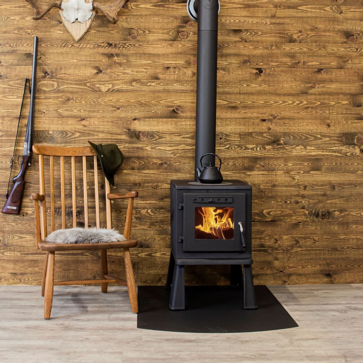 Westbo WeRa houtkachel 7 kW, Zweeds gietijzer en chamotte
