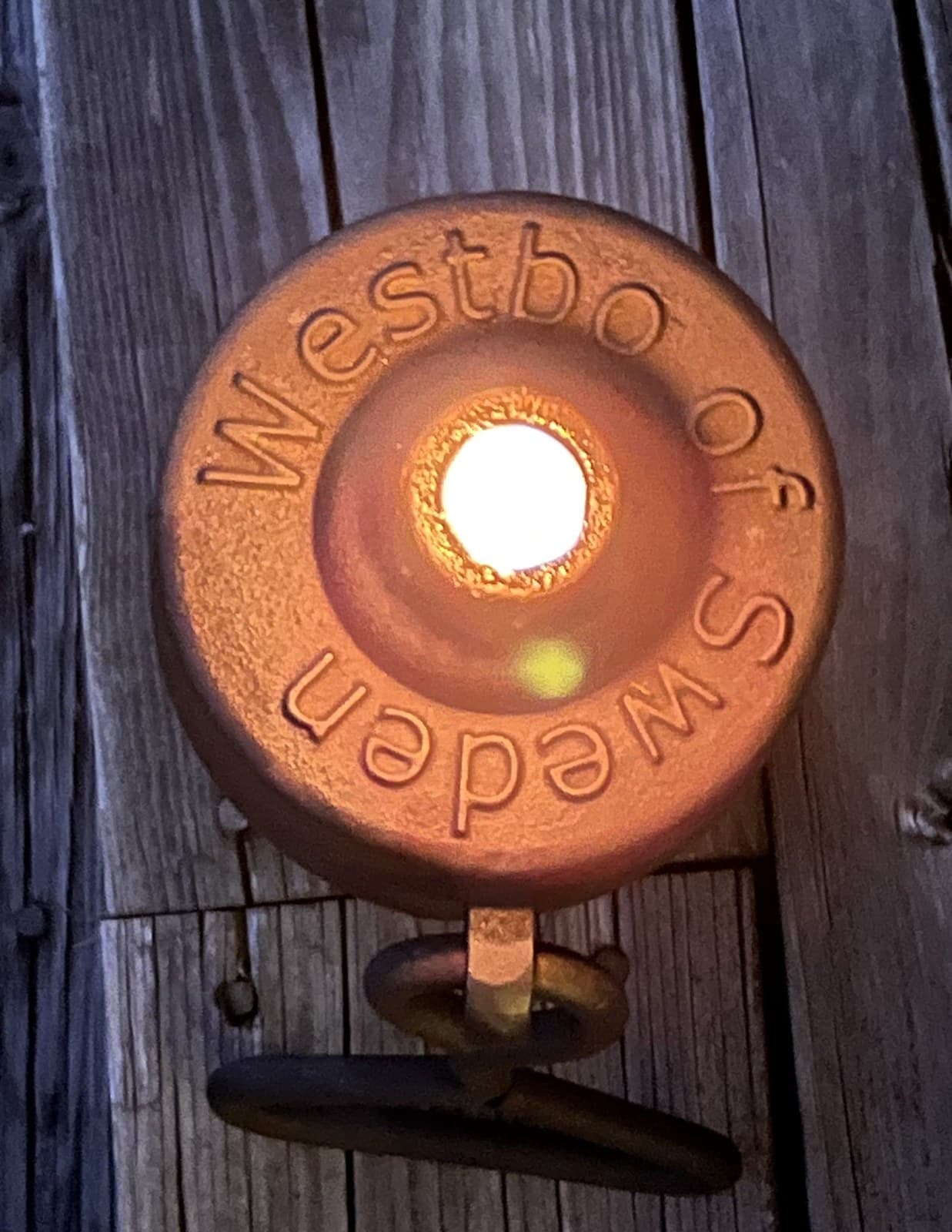 Westbo olielamp