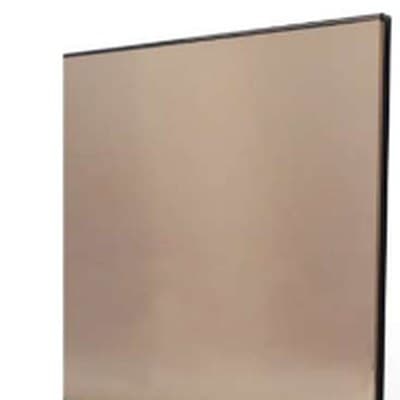 Voorbeeld van rookglas brons glas