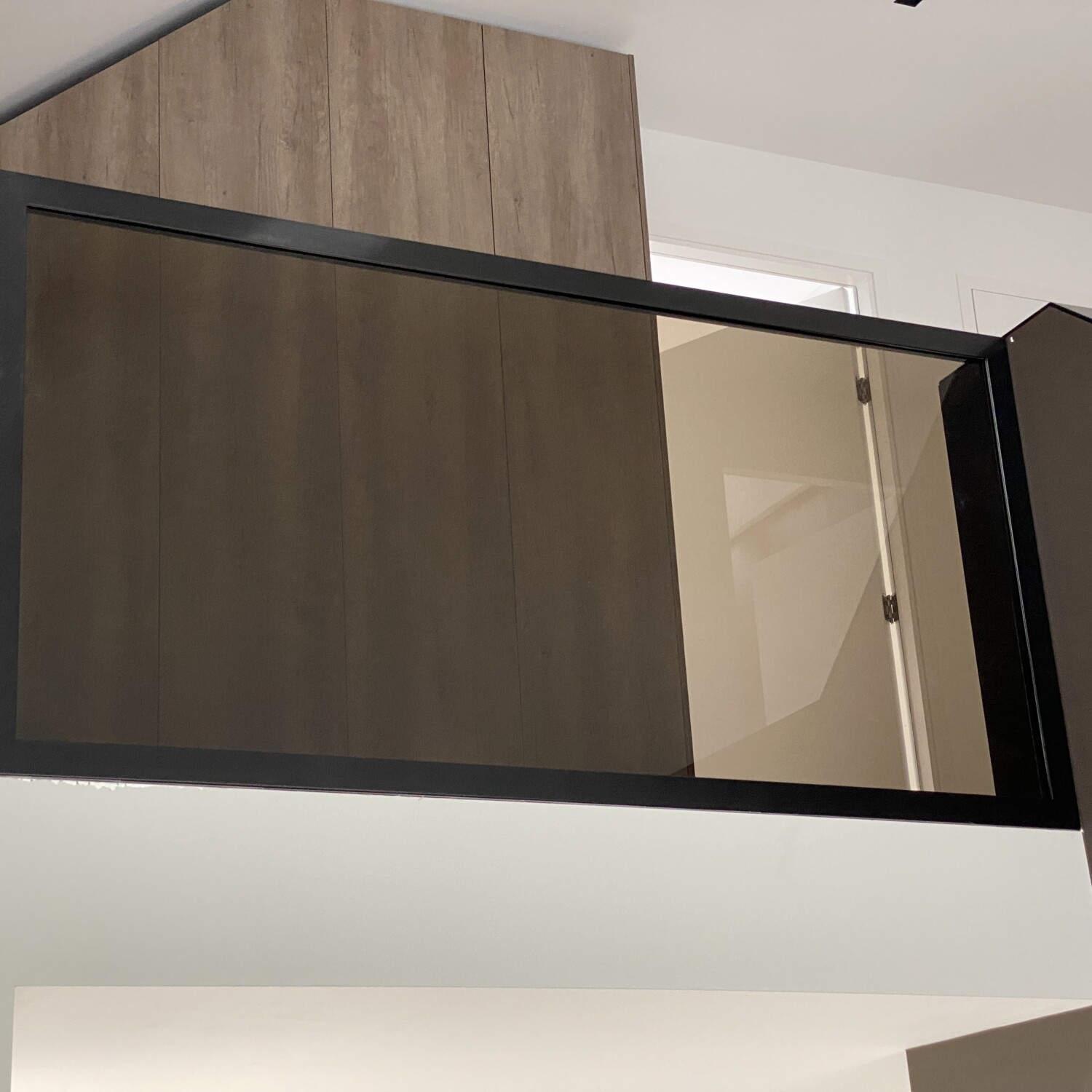 balustrade met staal en glas